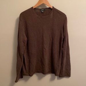 Vintage J Crew Linen Brown Sweater